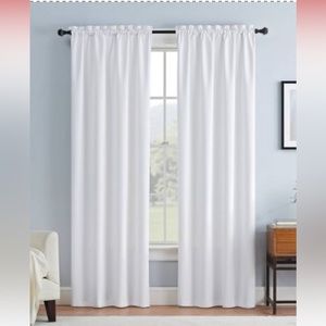 White curtains 45”x85”